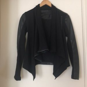 Blank NYC Vegan Leather Wrap Jacket